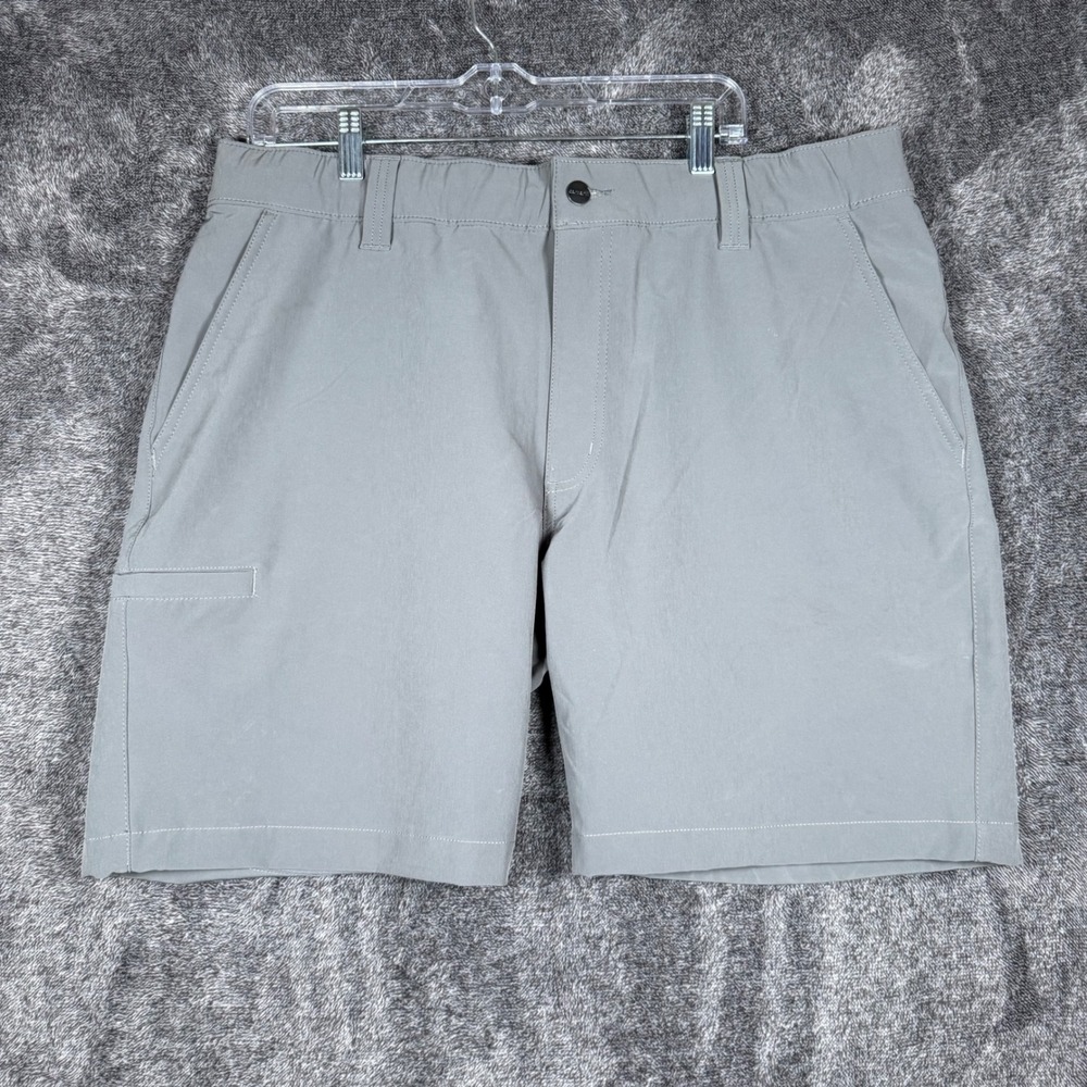 Carhartt Force Sun Defender Rugged Flex Gray Relaxed Fit Shorts BS6264-M Mens L